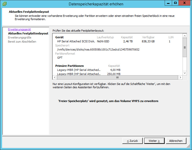 Установка esxi на сервер hp proliant