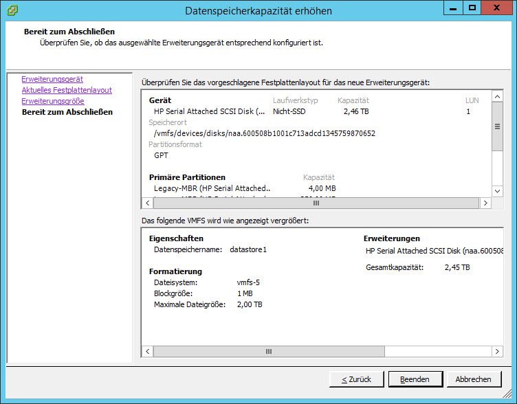 Установка esxi на сервер hp proliant